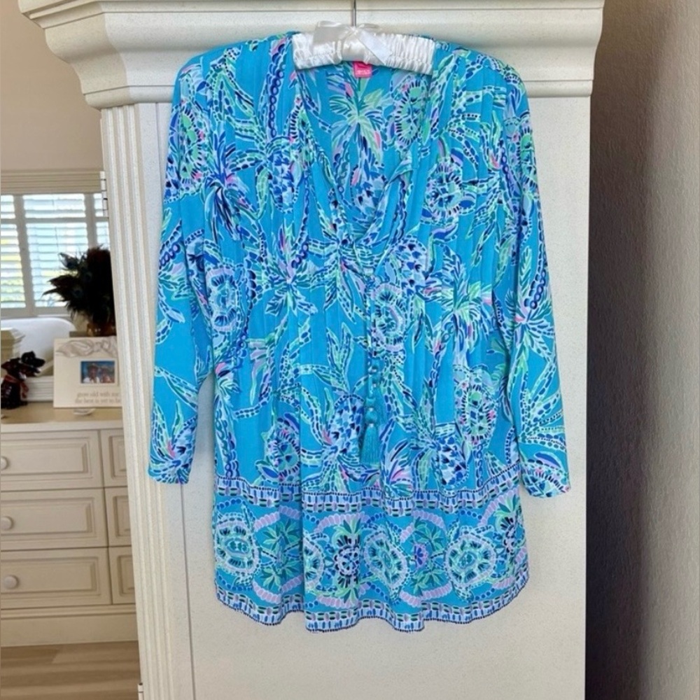 NWT (detached) LILLY PULITZER MARILINA TUNIC Size XXS